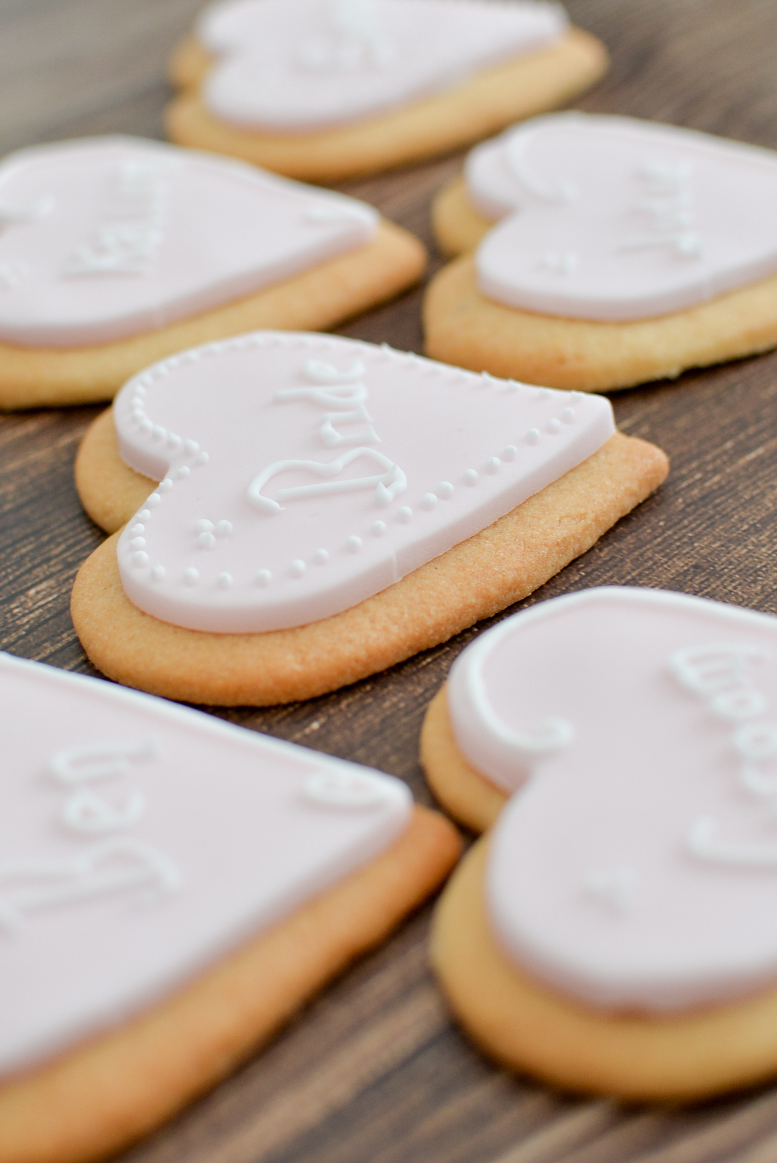 Personalised iced biscuits