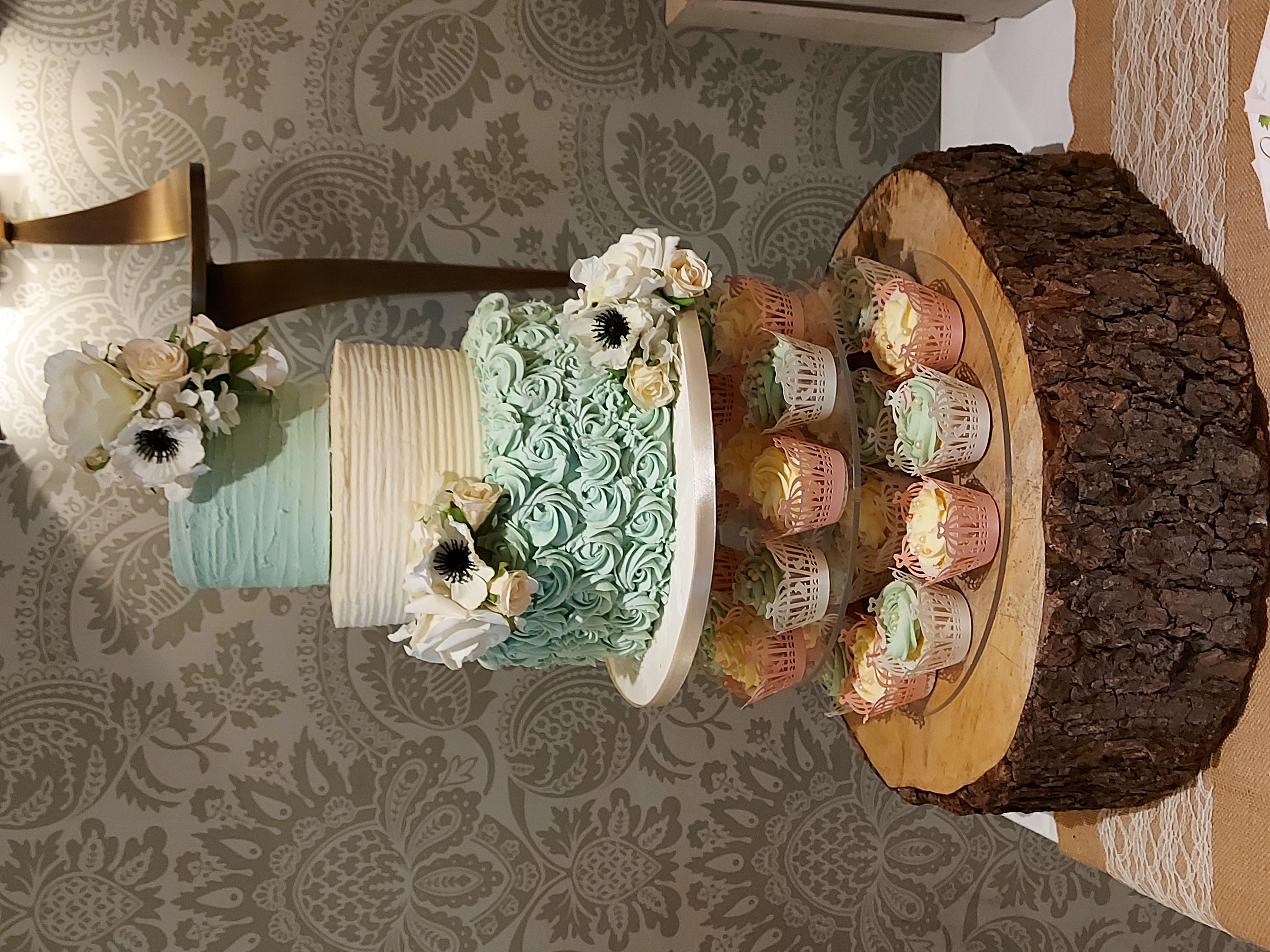 Buttercream cake detail