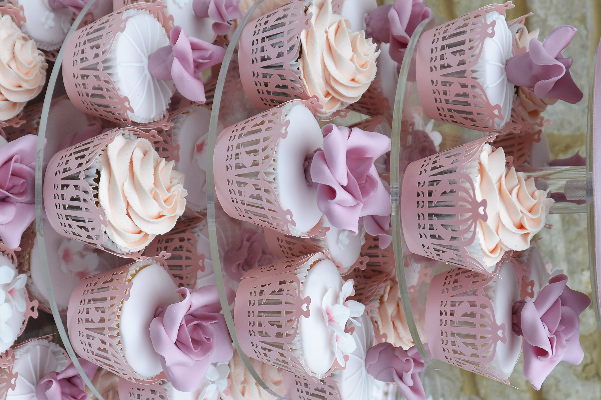 Cupcake tower display
