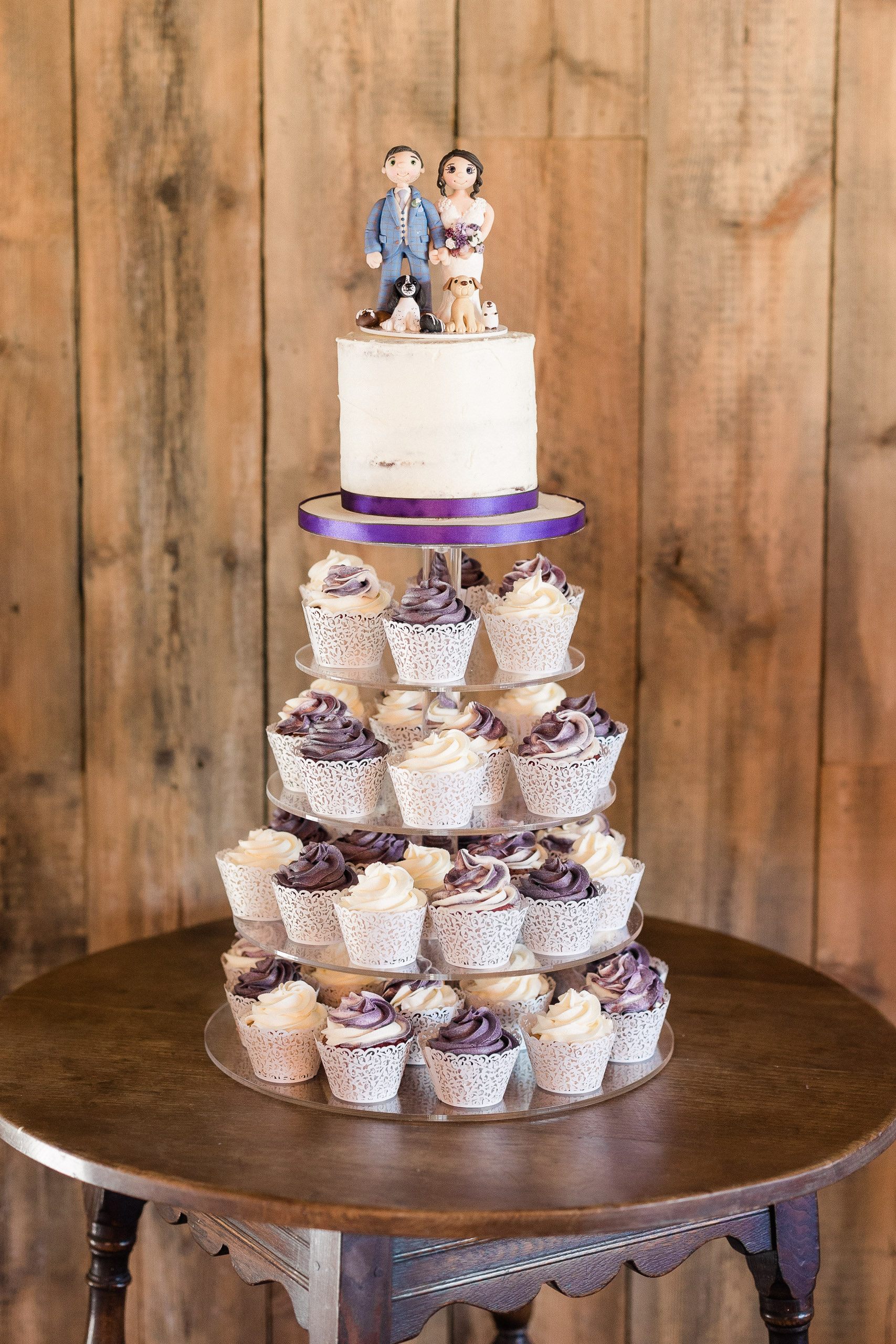 Wedding cupcake tower