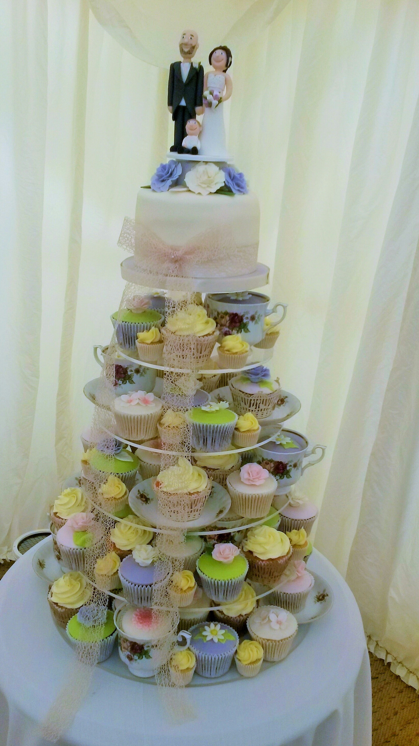 Cupcake tower display