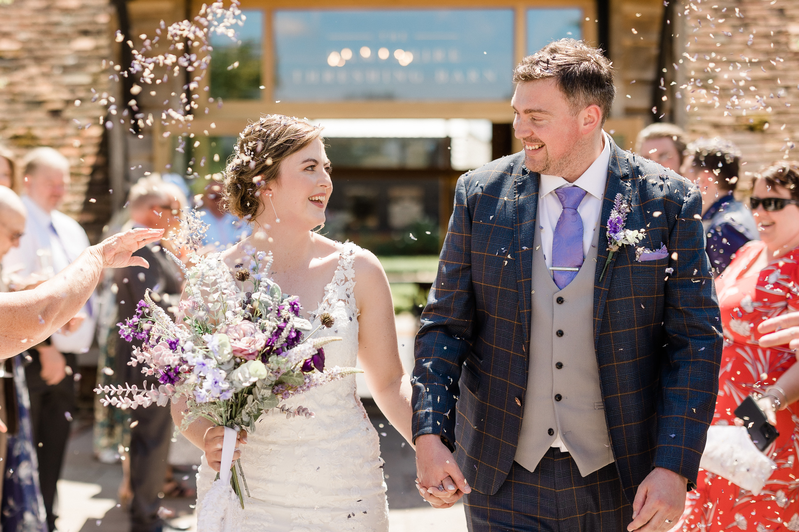 Wedding day moment