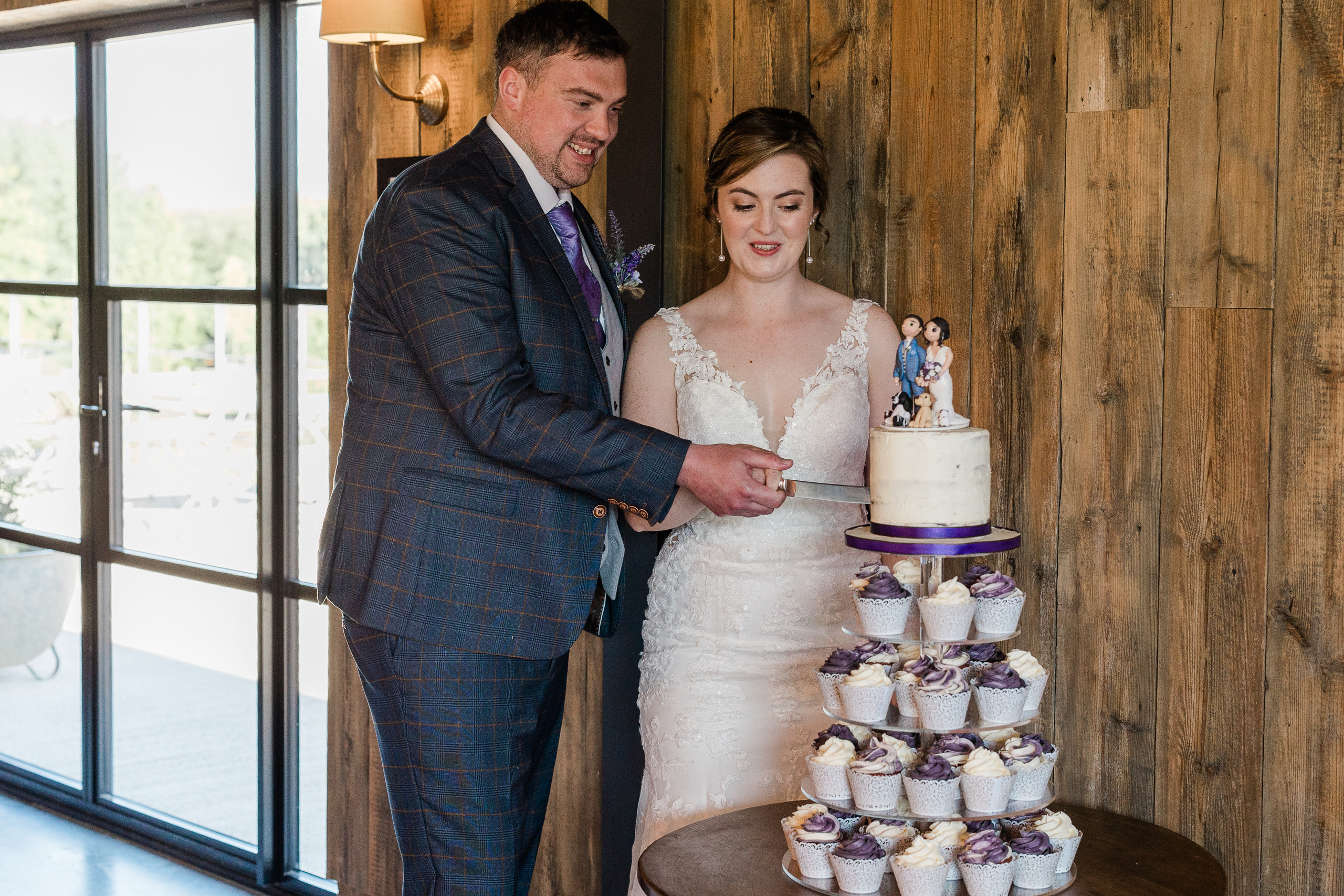 Wedding day moment