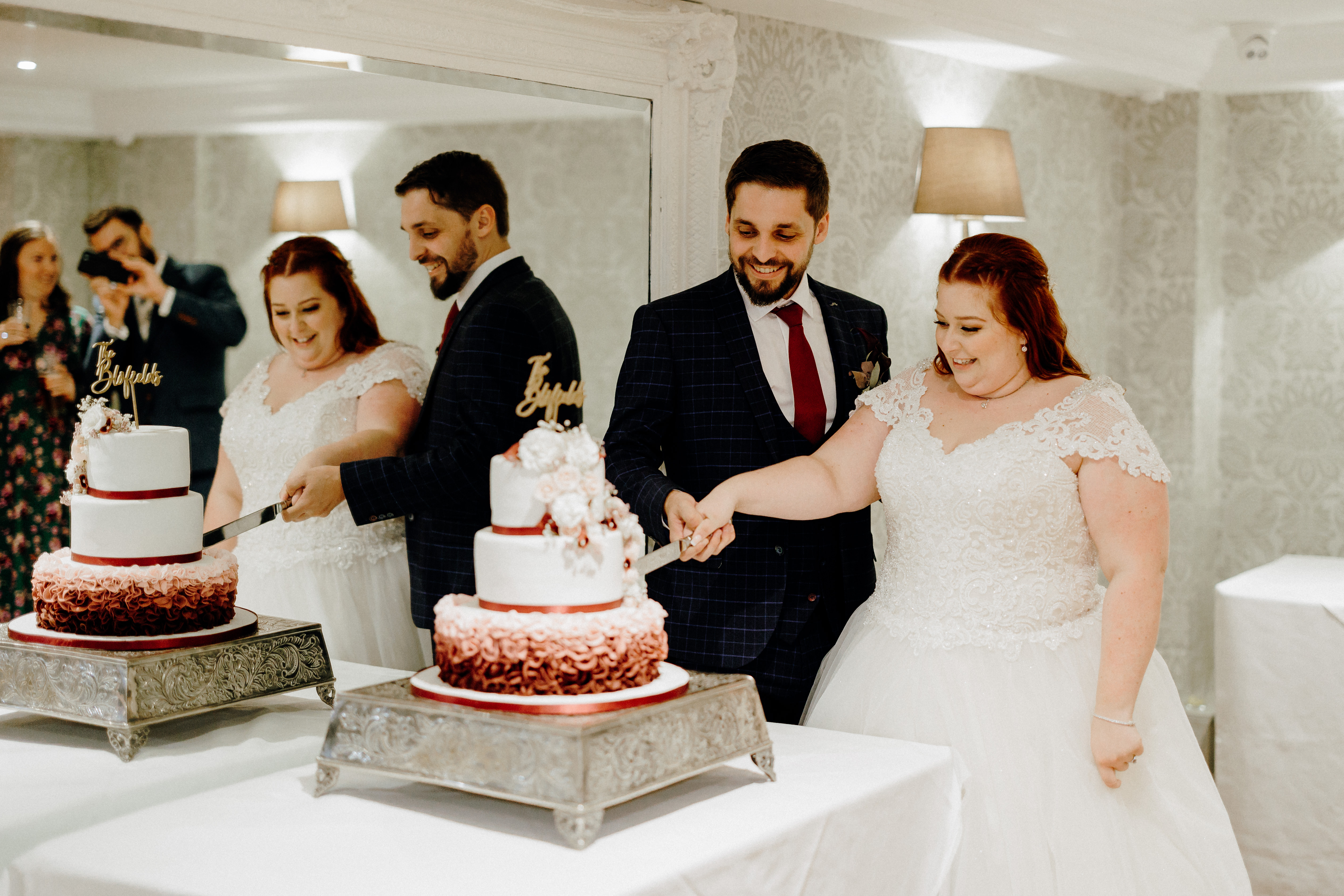 Wedding day moment