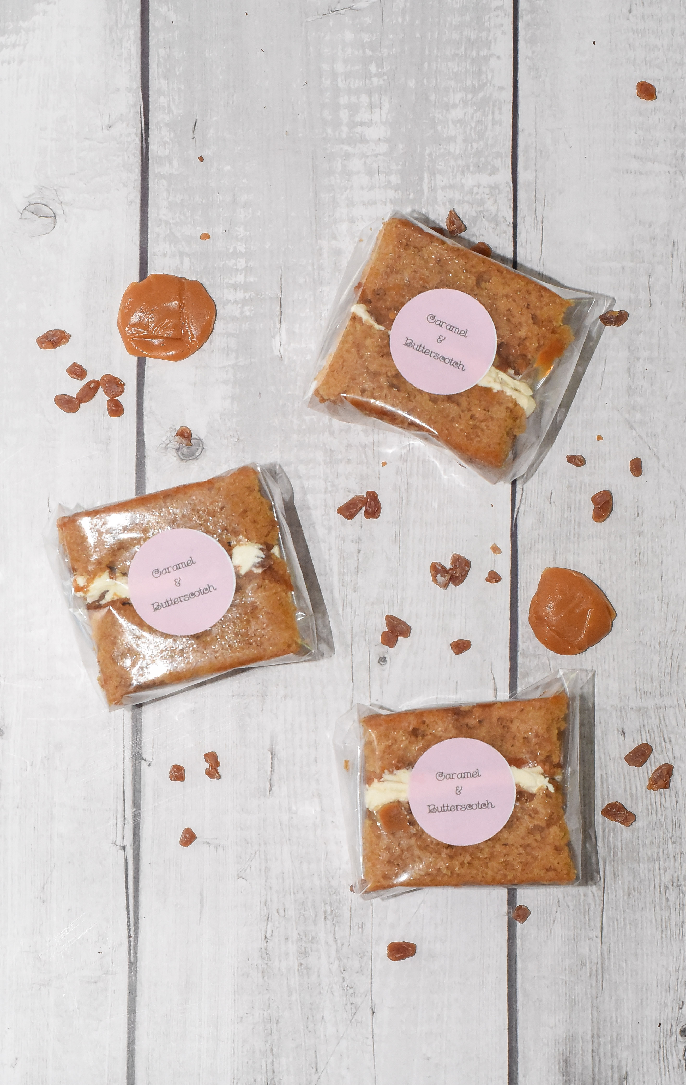 Caramel and Butterscotch taster slice