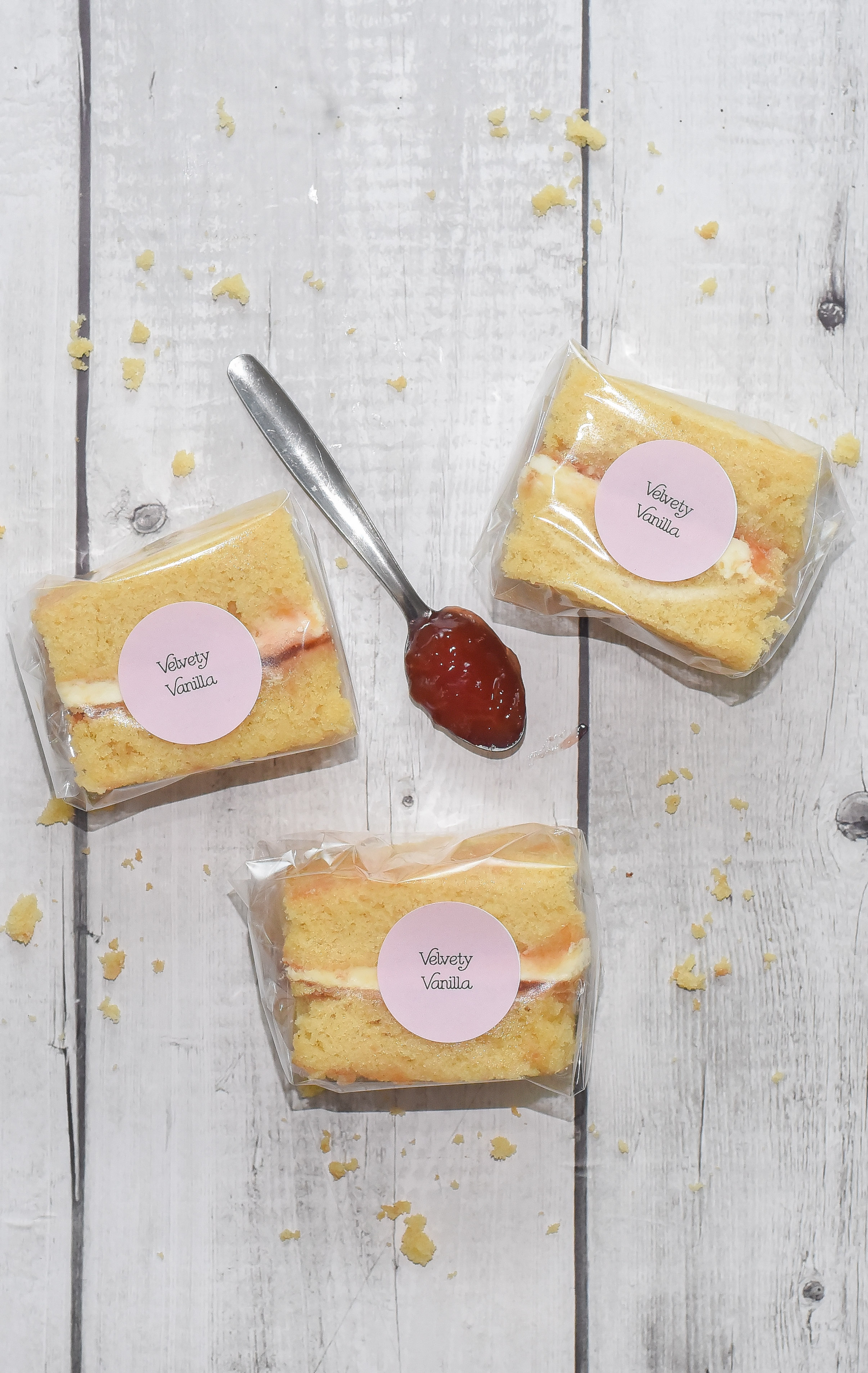 Velvety Vanilla taster slice